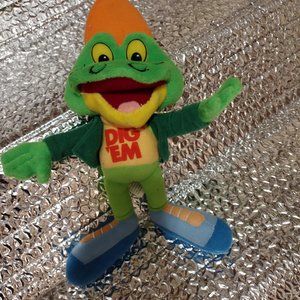 Vintage Plush Dig Em Frog Kellogg's Smacks